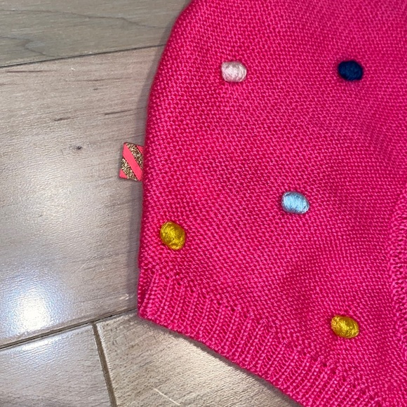 Billiblush designer girls pink soft knit bonnet hat - Picture 2 of 8